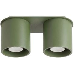 Sollux Lighting Orbis lampă de tavan 2x10 W verde SL.2103