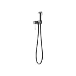 Cersanit Zen baterie bideu cu set de duș perete negru S1001-180