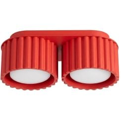 Sollux Lighting Aura lampă de tavan 2x10 W roșu SL.2422