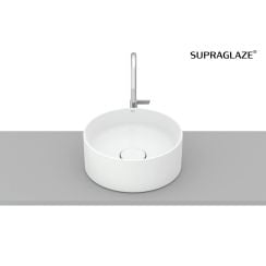 Roca Terra lavoar 30x30 cm rotund de blat alb luciu A32787US00