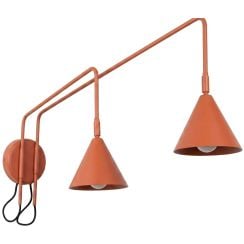 Sollux Lighting Nox lampă de perete 2x10 W roșu SL.2511