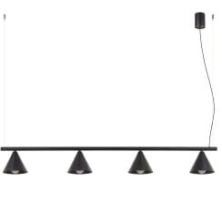 Sollux Lighting Nox lampă suspendată 4x10 W negru SL.2552