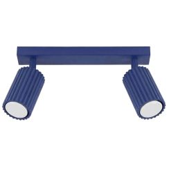 Sollux Lighting Karbon lampă de tavan 2x10 W albastru SL.2321