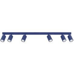 Sollux Lighting Karbon lampă de tavan 6x10 W albastru SL.2326