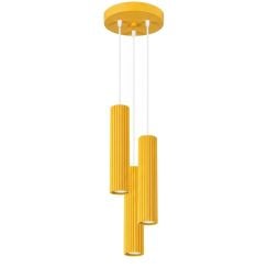 Sollux Lighting Karbon lampă suspendată 3x10 W galben SL.2340