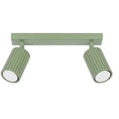 Sollux Lighting Karbon lampă de tavan 2x10 W verde SL.2351