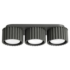 Sollux Lighting Aura lampă de tavan 3x10 W negru SL.2629