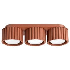 Sollux Lighting Aura lampă de tavan 3x10 W roșu SL.2632