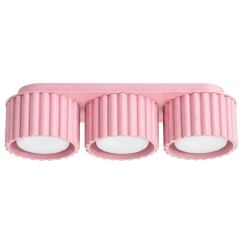 Sollux Lighting Aura lampă de tavan 3x10 W roz SL.2638