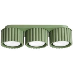 Sollux Lighting Aura lampă de tavan 3x10 W verde SL.2639