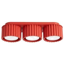 Sollux Lighting Aura lampă de tavan 3x10 W roșu SL.2641