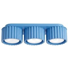 Sollux Lighting Aura lampă de tavan 3x10 W albastru SL.2643