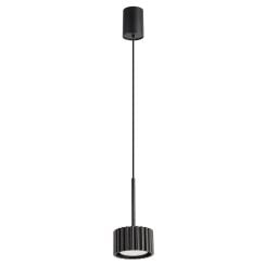 Sollux Lighting Aura lampă suspendată 1x10 W negru SL.2677