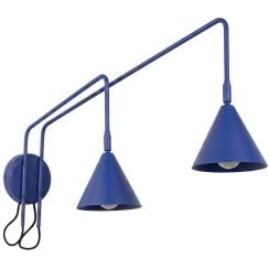 Sollux Lighting Nox lampă de perete 2x10 W albastru SL.2514