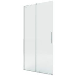 New Trendy Smart perete cabină de duș walk-in 120 cm crom luciu/sticla transparentă EXK-4089-WL