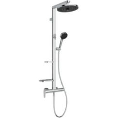 Ideal Standard Ceraflow Alu+ set de duș perete cu duș de ploaie crom BD584AA