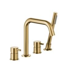 KFA Armatura Moza Brushed Light Gold baterie cadă-duș cadă auriu 5035-210-39