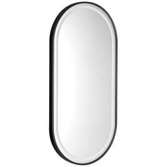 Sapho Kaira oglindă 45x90 cm oval cu iluminare negru KA450