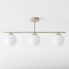 Kaja Raya lampă de tavan 3x10 W alb-bej K-6042
