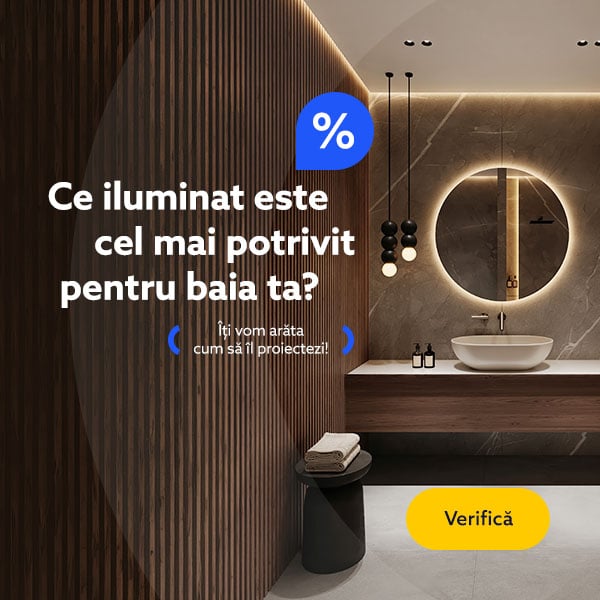 Ce iluminat este cel mai potrivit pentru baia ta?